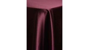90"x156" Tablecloth Lamour - Ultra Aubergine rental Phoenix, AZ