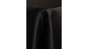 120" Tablecloth Shantung - Black rental Phoenix, AZ