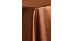 120" Tablecloth Shantung - Chocolate rental Phoenix, AZ