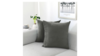 Dark Grey Velvet Throw Pillow 18" - Set of 2 rental in New York, NY