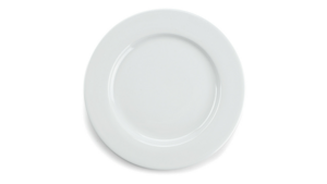 White Rim Salad 8" (set Of 10) rental New York, NY