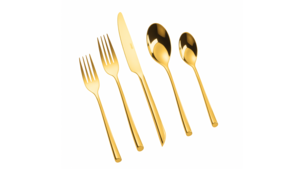 Crown Gold Dinner Knife 18/10 (Pack of 10) rental New York, NY