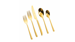 Crown Gold Salad Fork 18/10 (Pack of 10) rental New York, NY