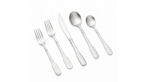 Hammered Silver Tablespoon 18/10 (Pack of 10) rental New York, NY