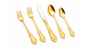 King Arthur Gold Salad Fork 18/10 (Pack Of 10) rental New York, NY