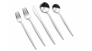 Vera Silver Dinner Fork (Pack of 10) rental New York, NY