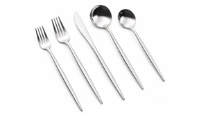 Vera Silver Salad Fork (Pack of 10) rental New York, NY