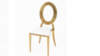 Stainless Steel Chair - "O" Gold rental in Miami-Ft. Lauderdale, FL