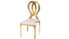 Stainless Steel Chair - Heart Gold rental in Miami-Ft. Lauderdale, FL