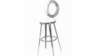 Stainless Steel Barstool - "O" Silver rental in Miami-Ft. Lauderdale, FL
