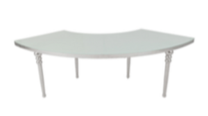Specialty Table - Palace Serpentine Silver rental Miami-Ft. Lauderdale, FL