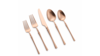 Irene Rose Gold Dinner Fork 18/10 (Pack of 10) rental in New York, NY