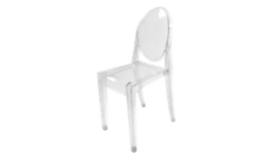 Ghost Chair - Clear Armless rental Miami-Ft. Lauderdale, FL