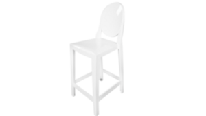 Ghost Barstool - White w/Back rental Miami-Ft. Lauderdale, FL