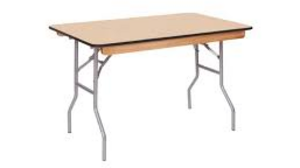 Rectangular Table - 4'x30" rental Miami-Ft. Lauderdale, FL