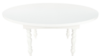 White Table - 72" Round rental in Miami-Ft. Lauderdale, FL