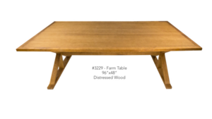 Farm Table - 96" x 48 Distressed Wood rental Miami-Ft. Lauderdale, FL