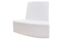 Lounge - White High Back Inverted Curved Sofa rental in Miami-Ft. Lauderdale, FL