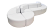 Lounge - White Curved Sectional Set (12 Piece) rental in Miami-Ft. Lauderdale, FL