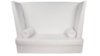 Lounge - White Sobe Sofa rental in Miami-Ft. Lauderdale, FL