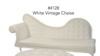 Lounge - White Vintage Chaise rental in Miami-Ft. Lauderdale, FL