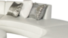 Lounge - White Right End Armless Sofa rental in Miami-Ft. Lauderdale, FL