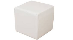 Lounge - White Square Ottoman 18" x 18" rental Miami-Ft. Lauderdale, FL