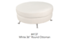 Lounge - White 36" Round Ottoman rental in Miami-Ft. Lauderdale, FL
