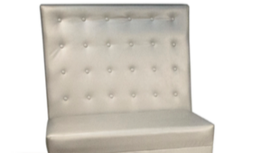 Lounge - Silver High Back Sofa rental Miami-Ft. Lauderdale, FL