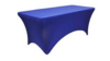 Linens - Spandex Blue 90" x 156" rental in Miami-Ft. Lauderdale, FL
