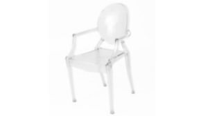 Ghost Chair - Clear W/ Arms rental Miami-Ft. Lauderdale, FL