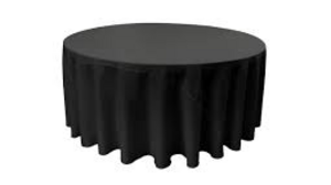 Polyester Linen 120"-Black rental Miami-Ft. Lauderdale, FL