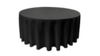 Polyester Linen 120"-Black rental in Miami-Ft. Lauderdale, FL