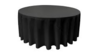 Polyester Linen 132"-Black rental in Miami-Ft. Lauderdale, FL