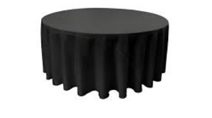 Polyester Linen 96"-Black rental Miami-Ft. Lauderdale, FL