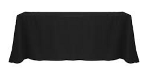Polyester Linen 108x156-Black rental Miami-Ft. Lauderdale, FL