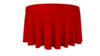 Polyester Linen 108"-Red rental in Miami-Ft. Lauderdale, FL