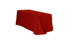 Polyester Linen 90x156-Red rental Miami-Ft. Lauderdale, FL