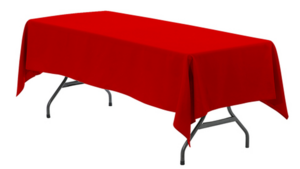 Polyester Linen 60x120 -Red rental Miami-Ft. Lauderdale, FL