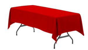 Polyester Linen 72x120 - Red rental Miami-Ft. Lauderdale, FL