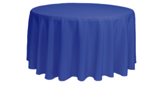 Polyester Linen 120"-Royal Blue rental Miami-Ft. Lauderdale, FL