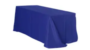 Polyester Linen 108x156"-Royal Blue rental Miami-Ft. Lauderdale, FL