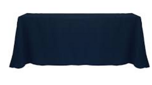 Polyester Linen 90x156- Navy Blue rental Miami-Ft. Lauderdale, FL