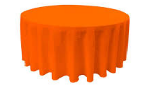Polyester Linen 132"- Orange rental Miami-Ft. Lauderdale, FL