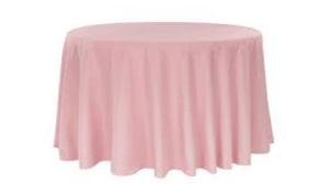 Polyester Linen 120"- Light Pink rental Miami-Ft. Lauderdale, FL