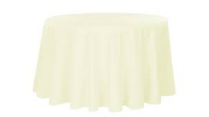 Polyester Linen 108"- Ivory rental Miami-Ft. Lauderdale, FL