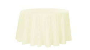 Polyester Linen 120"- Ivory rental Miami-Ft. Lauderdale, FL