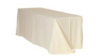 Polyester Linen 90x156"- Ivory rental in Miami-Ft. Lauderdale, FL