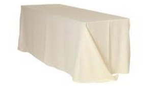 Polyester Linen 90x132"- Ivory rental Miami-Ft. Lauderdale, FL