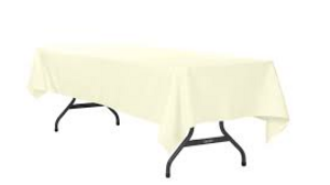 Polyester Linen 72X120"- Ivory rental Miami-Ft. Lauderdale, FL